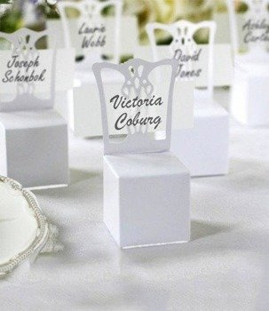 Pudełeczko prezentowe KRZESEŁKO - białe