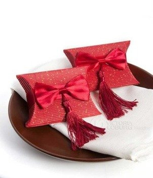 Pudełeczko poduszeczka RED