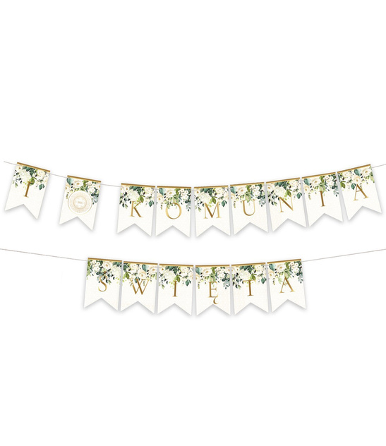 Girlanda I Komunia Święta