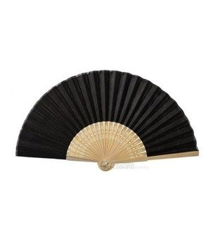 Wachlarz Papierowy Czarny– Stylowy Dodatek na Ślub, Wesele i Imprezy