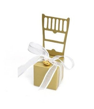 Pudełeczko krzesełko GOLD
