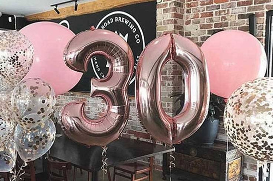 Balon foliowy 100cm - srebrna litera G