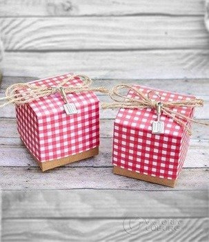 Pudełeczko prezentowe KRATKA