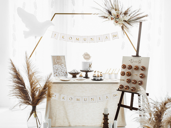 Girlanda baner I Komunia Święta
