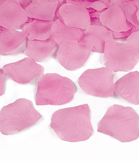 Tuba strzelająca KONFETTI 60cm PŁATKI RÓŻ- róż