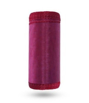 Materiał ORGANZA 12cmx9m - burgund