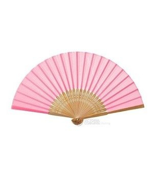 Wachlarz jedwabny Różowy – elegancka dekoracja na ślub, wesele, eventy