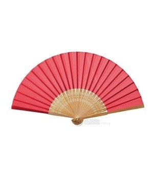 Wachlarz jedwabny Burgund – elegancka dekoracja na ślub, wesele,