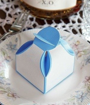 Pudełeczko prezentowe-Niebieski