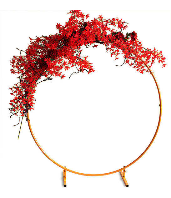 Metalowe Koło 200cm - Stelaż do Dekoracji i Aranżacji, Idealne na Śluby i Eventy