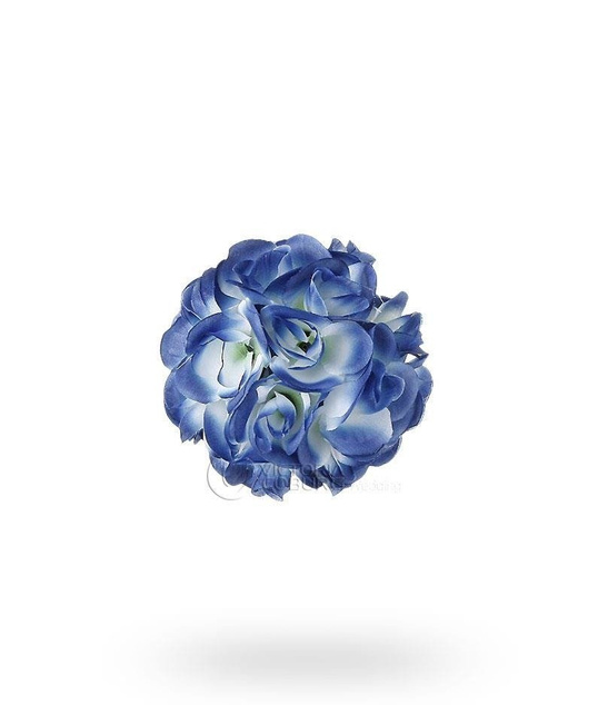 Kwiatowa kula 15cm - niebieska