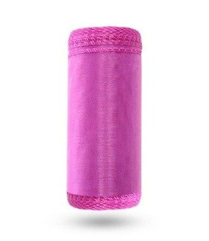 Materiał ORGANZA 12cmx9m - różowa