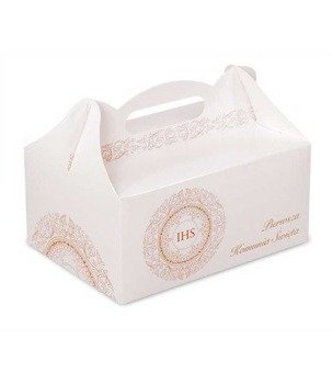 Pudełko na ciasto - KOMUNIA IHS