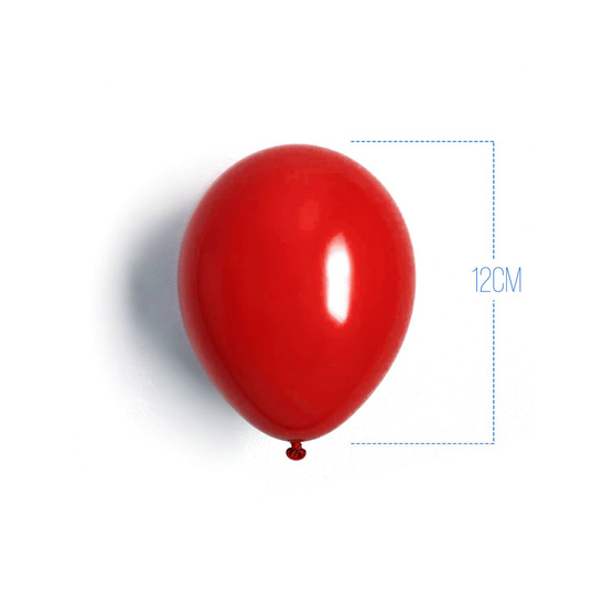 Balony lateksowe 12cm - 200 szt. - czerwone