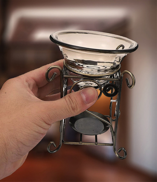 Podgrzewacz do olejku RETRO metaloplastyka