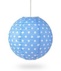 Lampion papierowy KULA 40cm bamboo - brąz